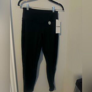 NWT Pink brand fleece lined legging, size Small